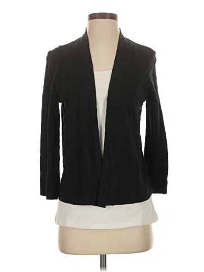 Pre-owned Lilla P Cardigan Sweater In Black