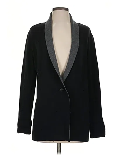 Pre-owned Lilla P Cardigan Sweater In Black