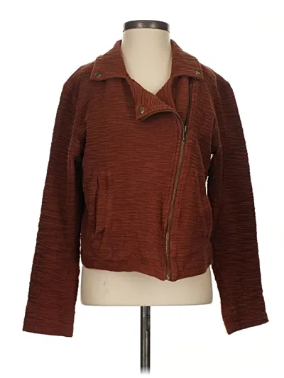 Pre-owned Lilla P Cardigan Sweater In Brown