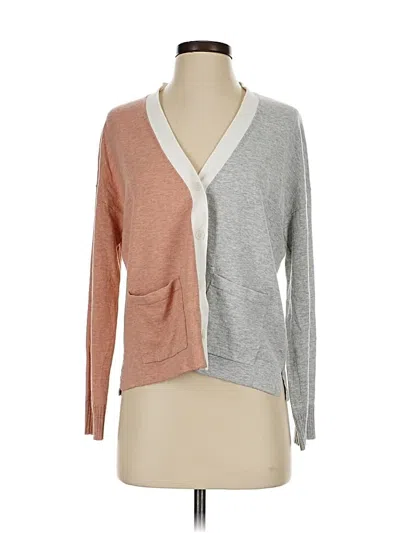 Pre-owned Lilla P Cardigan Sweater In Gray