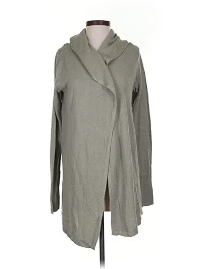 Pre-owned Lilla P Cardigan Sweater In Gray