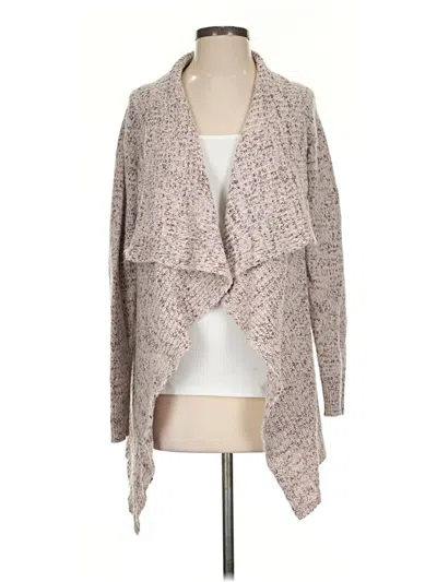 Pre-owned Lilla P Cardigan Sweater In Gray