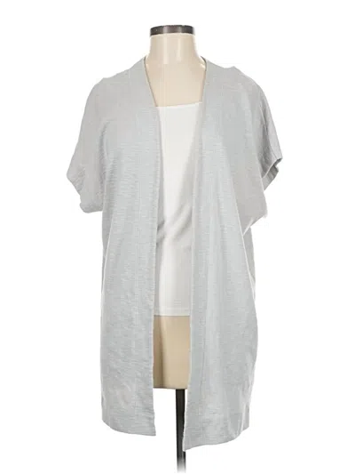 Pre-owned Lilla P Cardigan Sweater In Gray