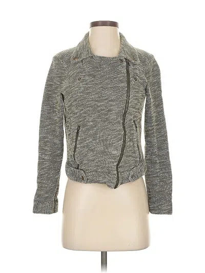 Pre-owned Lilla P Cardigan Sweater In Gray