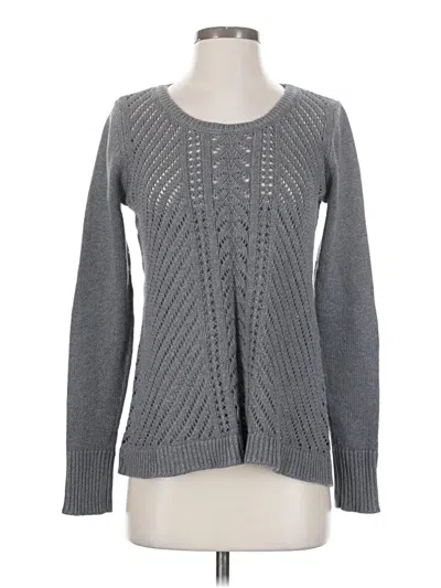 Pre-owned Lilla P Cardigan Sweater In Gray