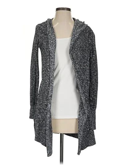 Pre-owned Lilla P Cardigan Sweater In Gray