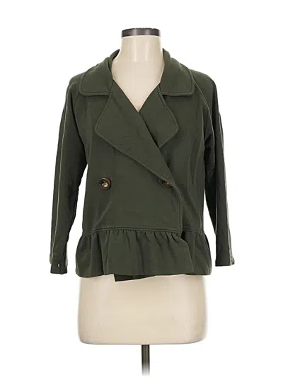 Pre-owned Lilla P Cardigan Sweater In Green