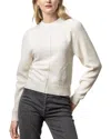 Lilla P Rib Boucle Sweater In White