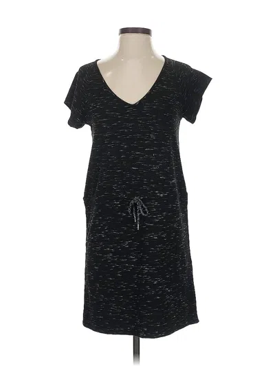 Pre-owned Lilla P Casual Dress In Black