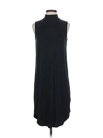 Pre-owned Lilla P Casual Dress In Black