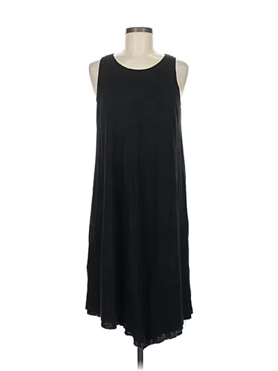 Pre-owned Lilla P Casual Dress In Black