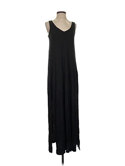 Pre-owned Lilla P Casual Dress In Black