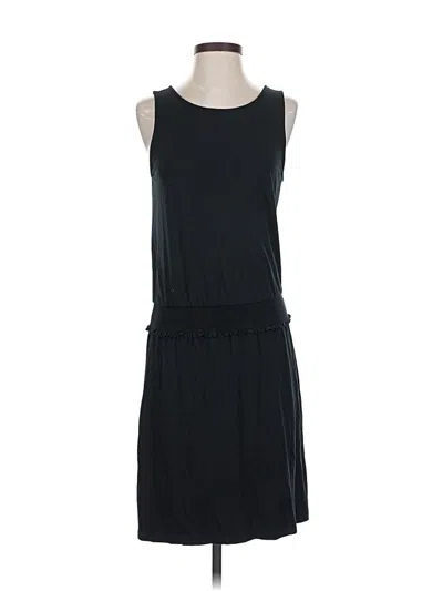 Pre-owned Lilla P Casual Dress In Black