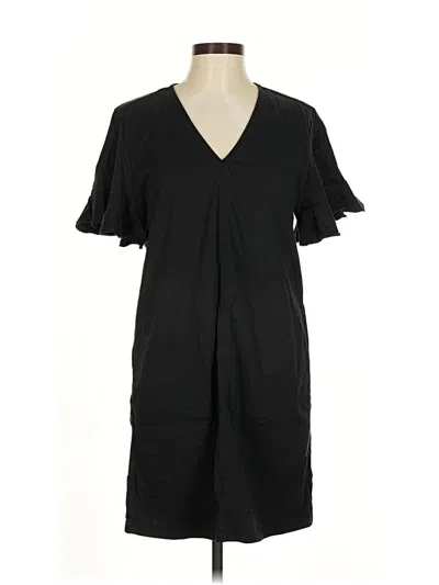 Pre-owned Lilla P Casual Dress In Black