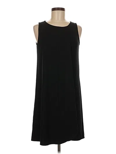 Pre-owned Lilla P Casual Dress In Black