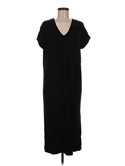 Pre-owned Lilla P Casual Dress In Black
