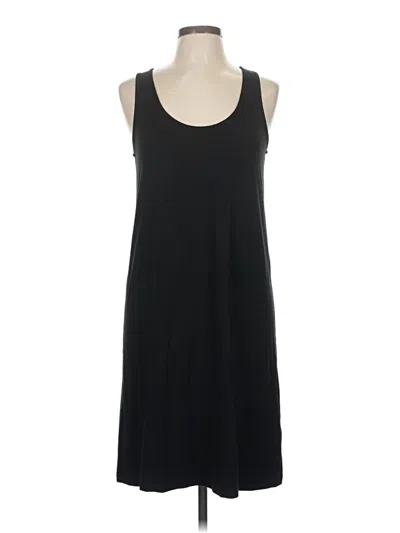 Pre-owned Lilla P Casual Dress In Black