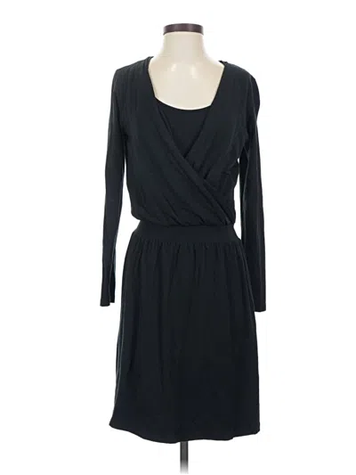 Pre-owned Lilla P Casual Dress In Black