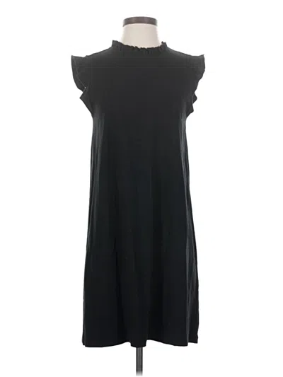 Pre-owned Lilla P Casual Dress In Black