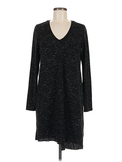 Pre-owned Lilla P Casual Dress In Black