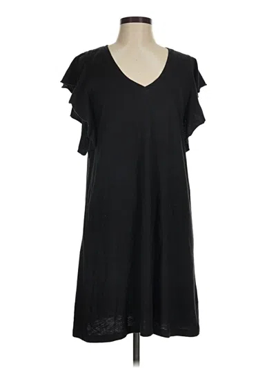 Pre-owned Lilla P Casual Dress In Black