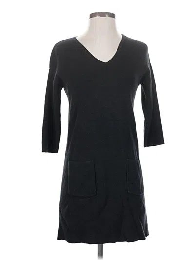Pre-owned Lilla P Casual Dress In Black