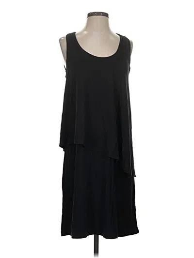 Pre-owned Lilla P Casual Dress In Black
