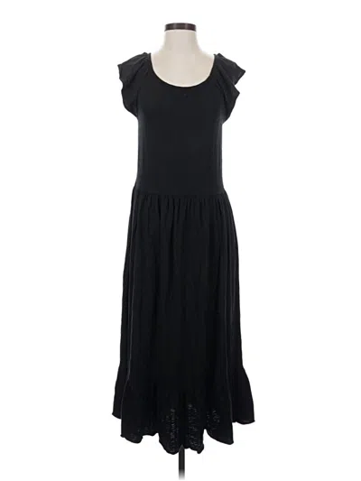 Pre-owned Lilla P Casual Dress In Black