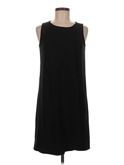Pre-owned Lilla P Casual Dress In Black