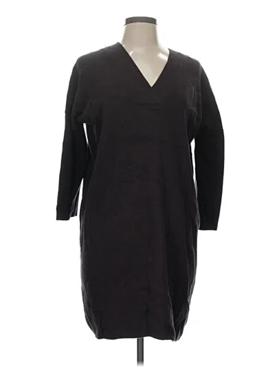 Pre-owned Lilla P Casual Dress In Black
