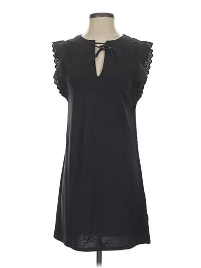 Pre-owned Lilla P Casual Dress In Black