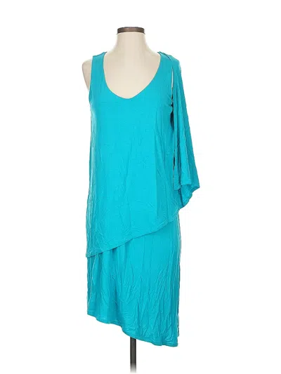 Pre-owned Lilla P Casual Dress In Blue