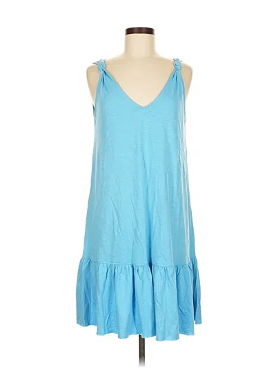Pre-owned Lilla P Casual Dress In Blue