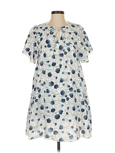 Pre-owned Lilla P Casual Dress In Blue