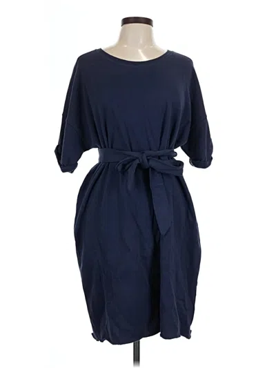 Pre-owned Lilla P Casual Dress In Blue