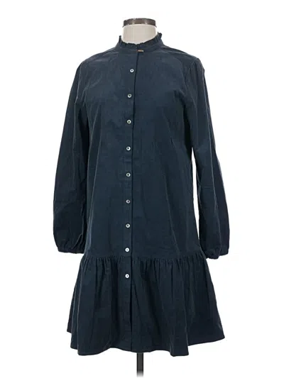 Pre-owned Lilla P Casual Dress In Blue