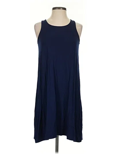 Pre-owned Lilla P Casual Dress In Blue