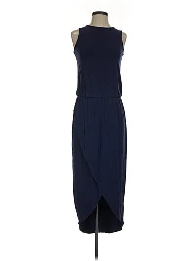 Pre-owned Lilla P Casual Dress In Blue