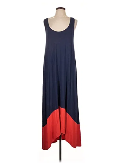 Pre-owned Lilla P Casual Dress In Blue