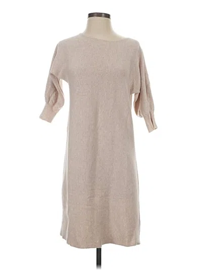 Pre-owned Lilla P Casual Dress In Brown