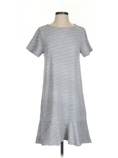 Pre-owned Lilla P Casual Dress In Gray