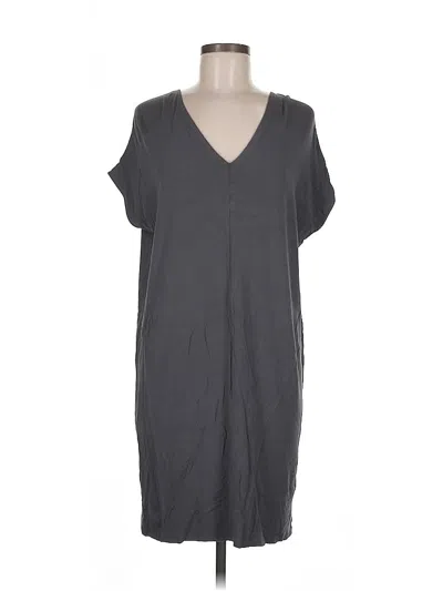 Pre-owned Lilla P Casual Dress In Gray
