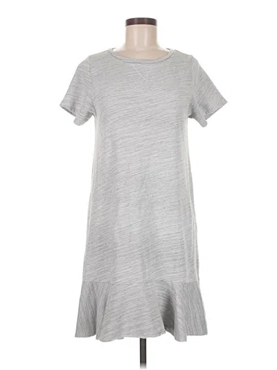 Pre-owned Lilla P Casual Dress In Gray