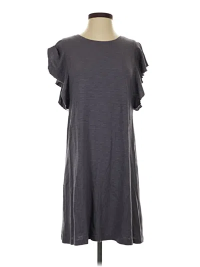 Pre-owned Lilla P Casual Dress In Gray