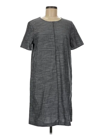 Pre-owned Lilla P Casual Dress In Gray