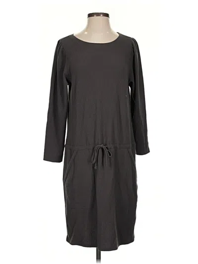 Pre-owned Lilla P Casual Dress In Gray