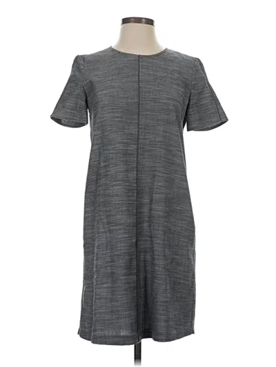Pre-owned Lilla P Casual Dress In Gray