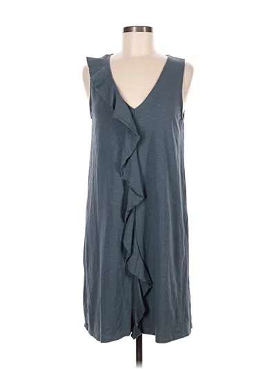 Pre-owned Lilla P Casual Dress In Gray