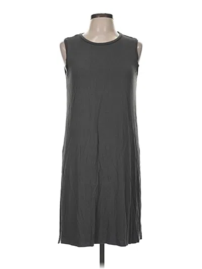 Pre-owned Lilla P Casual Dress In Gray