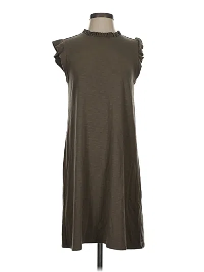 Pre-owned Lilla P Casual Dress In Gray